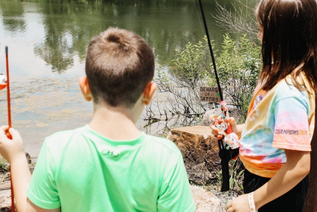 Planning a fishing trip with kids