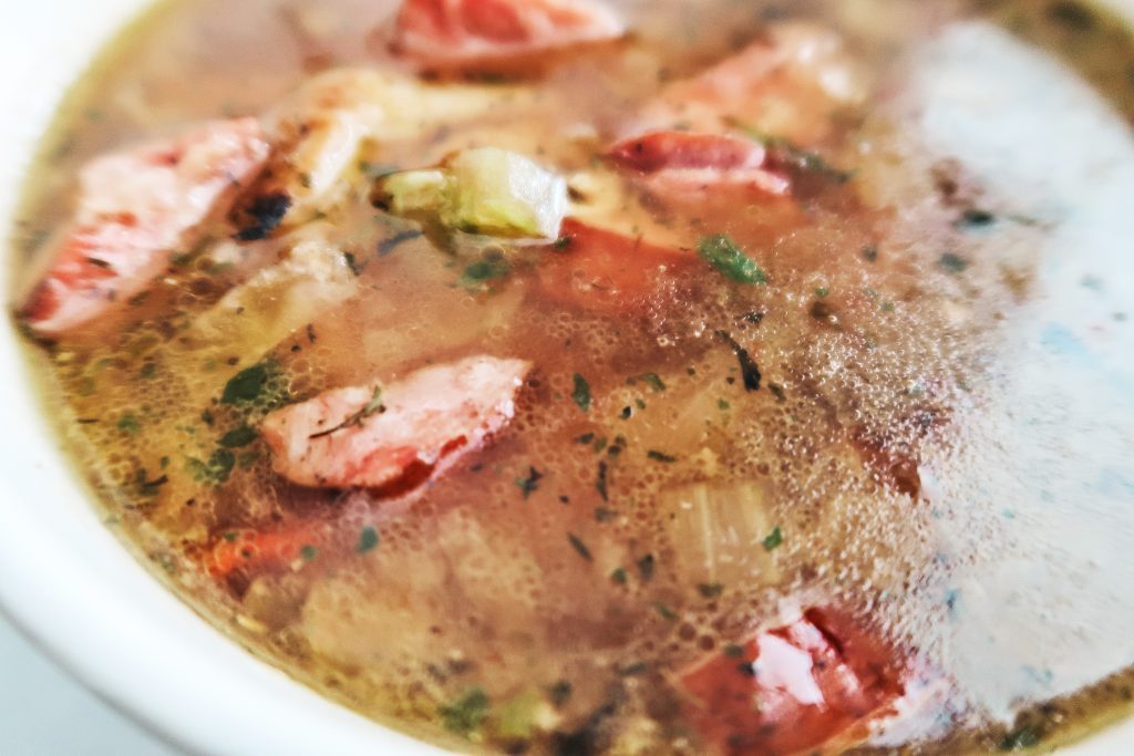 chicken and sausage soup